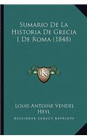 Sumario De La Historia De Grecia I De Roma (1848)