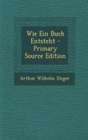 Wie Ein Buch Entsteht