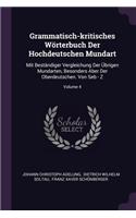 Grammatisch-kritisches Wörterbuch Der Hochdeutschen Mundart