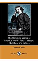 Complete Works of Artemus Ward - Part 1