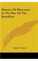 History Of Worcester In The War Of The Rebellion