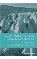 Research Methods in Clinical Linguistics and Phonetics