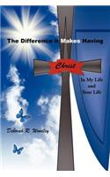 Difference It Makes Having Christ in My Life and Your Life