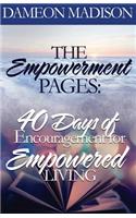 The Empowerment Pages: "40 Days of Encouragement for Empowered Living"(English)
