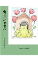 Clever Animals: Coloring Book