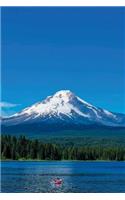 Mt. Hood and Trillium Lake in Oregon Journal: 150 page lined notebook/diary