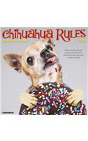 Chihuahua Rules 2020 Wall Calendar (Dog Breed Calendar)