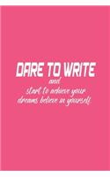 Dare to write