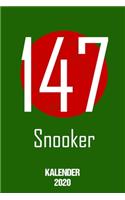 Snooker Kalender 2020