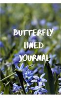 Butterfly Lined Journal