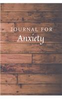 Journal For Anxiety