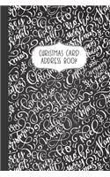 Christmas Card Address Book: Holly Jolly 6 Year Holiday Greeting Card Organizer Planner Notebook