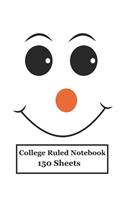 College Ruled Notebook 150 Sheets