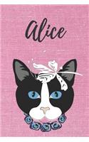 Personalisiertes Notizbuch - Katze Alice
