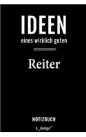 Notizbuch für Reiter: Originelle Geschenk-Idee [120 Seiten liniertes blanko Papier]