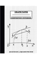 Graph Paper Composition Notebook. Quad Ruled-4 Squares Per Inch