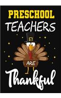 Preschool Teachers Are Thankful