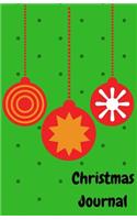 Christmas Journal: 5.5x8.5 inch 120 Page Dot Grid Journal. This Notebook is Perfect for all your Bullet Lists, Holiday Planning, or just your Private Thoughts. It has 