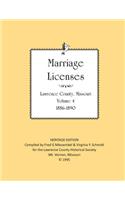 Lawrence County Missouri Marriages 1886-1890