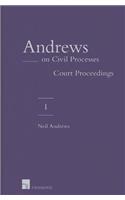 Andrews on Civil Processes - Volume 1