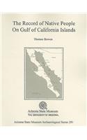 Record of Native People on Gulf of California Islands