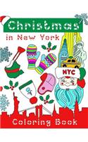 Christmas in New York Coloring Book