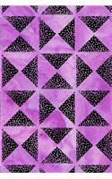 Journal Notebook Triangles With Dots Pattern 9