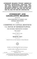 Oversight hearing titled 