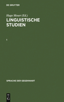 Linguistische Studien. 1