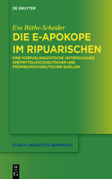 e-Apokope im Ripuarischen