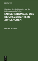 Generalregister Zu Band 131 Bis 140: Nebst Einer Vorbemerkung