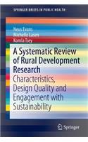 Systematic Review of Rural Development Research
