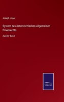 System des österreichischen allgemeinen Privatrechts