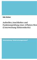 Aufstellen, Anschließen und Funktionsprüfung eines 4-Platten Herds (Unterweisung ElektronikerIn)