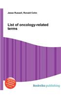 List of Oncology-Related Terms