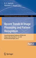 Recent Trends in Image Processing and Pattern Recognition