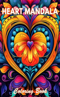 Heart Mandala Coloring Book