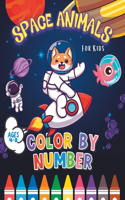 Space Animals Color By Number