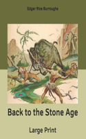 Back to the Stone Age: Large Print