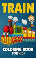 Train Coloring Book for Kids