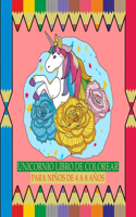 Unicornio Libro de Colorear para Niños de 4 a 8 Años