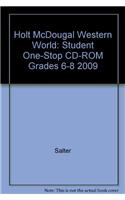 Holt McDougal Western World: Student One-Stop CD-ROM Grades 6-8 2009