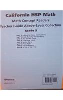 Harcourt School Publishers Math: Above Level Reader Teacher Guide Collection Grade 3