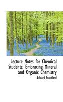 Lecture Notes for Chemical Students