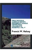 Great Epochs in American History
