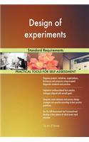 Design of experiments Standard Requirements