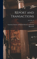 Report and Transactions; 1917-20 v. 8