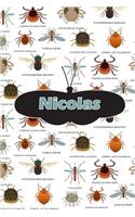 Nicolas: Insect Themed Comprehensive Garden Notebook with Garden Record Diary, Garden Plan Worksheet, Monthly or Seasonal Planting Planner, Expenses, Chore L