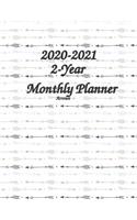 2-Year Monthly Planner 2020-2021 Arrows 8.5x11