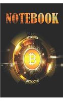 Notebook: Bitcoin Notebook, Journal, diary size 6x9